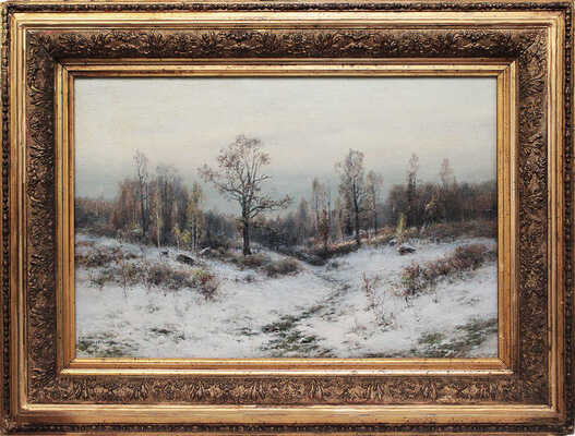 Бурхардт Фёдор Карлович. Зимний пейзаж 